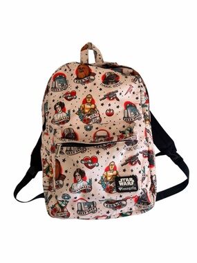 Loungefly Pink Star Wars Tattoo Print Backpack